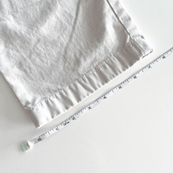 Tommy Hilfiger Mens Mid-Rise Flat Front Slim Fit Chino Pants White 31 - Picture 7 of 9